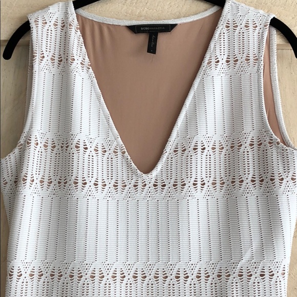 White BCBGMaxazria Dress - Picture 2 of 5